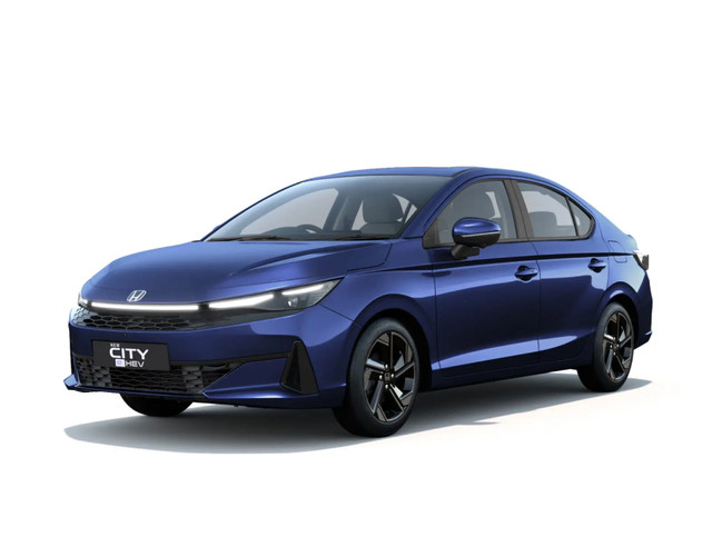 Honda City in Obsidian Blue Pearl color