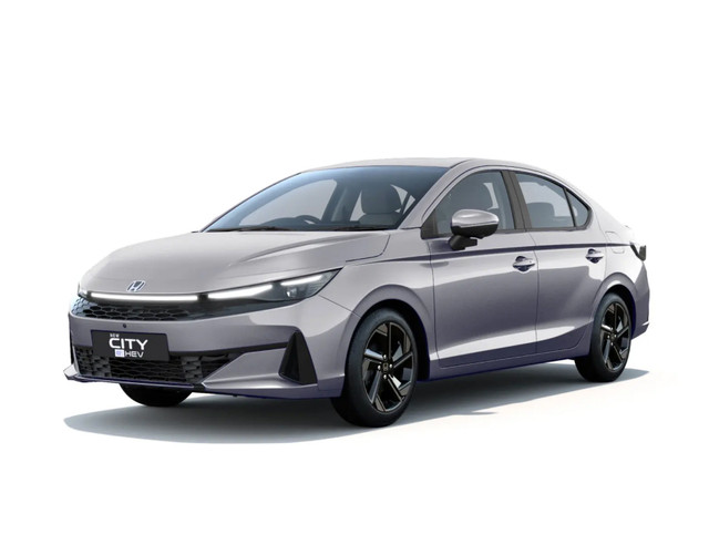 Honda City in Lunar Silver Metallic color