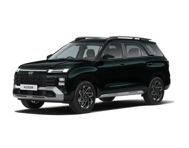 Hyundai Alcazar 1.5 D AT DSL Corporate 7 str - Robust emerald