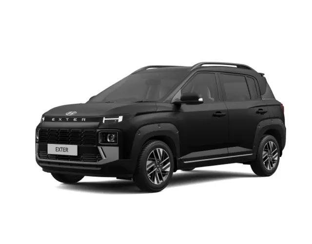 Hyundai Exter in Titanium Black Matte color