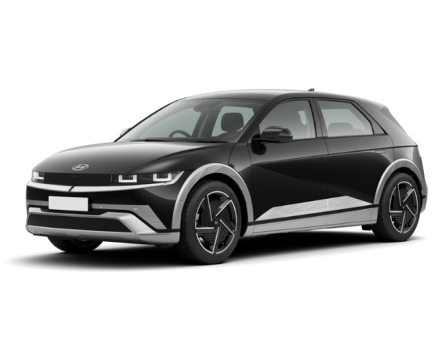 Hyundai Ioniq 5 in Midnight black pearl color