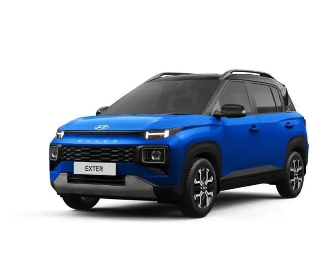 Hyundai Exter SX Dual CNG - Cosmic blue with abyss black