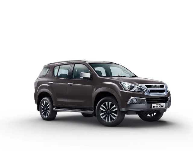 Isuzu MU-X in Galena Grey color
