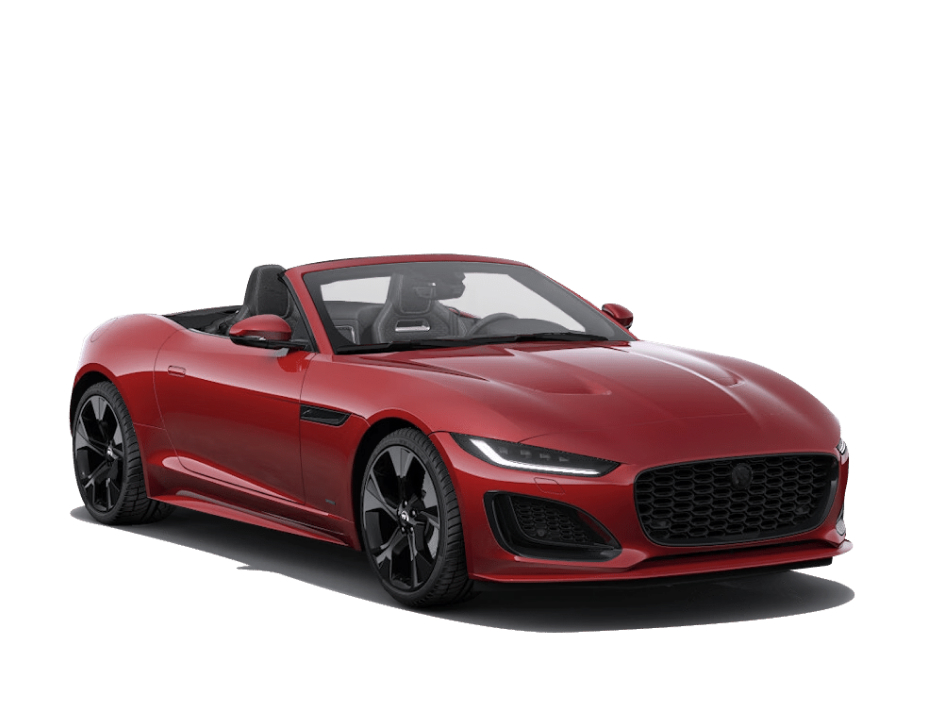 Jaguar F-Type in Frienze Red color