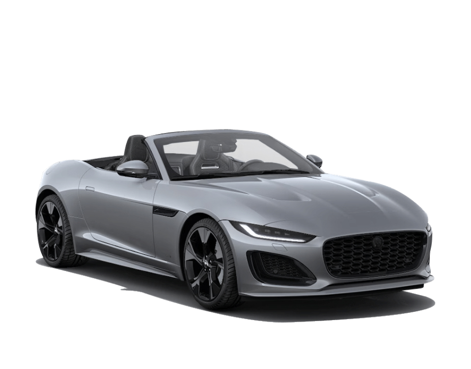 Jaguar F-Type in Eiger grey color