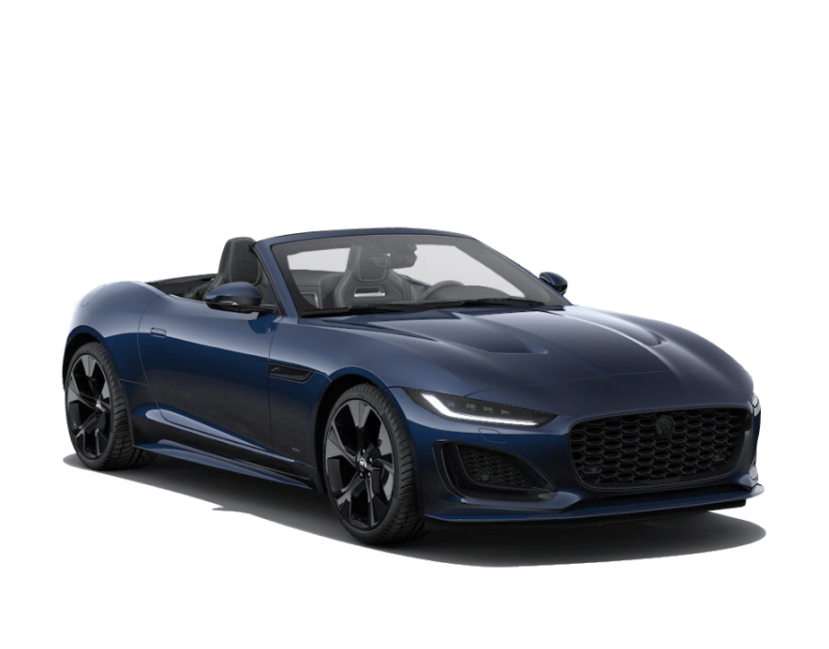 Jaguar F-Type in Portofino Blue color