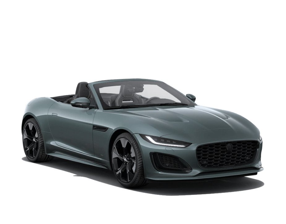 Jaguar F-Type in Giola Green color