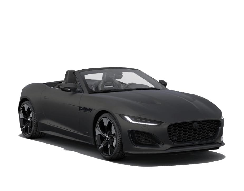 Jaguar F-Type in Ligurian Black in Satin Finish color