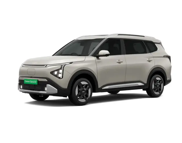 Kia Carens Clavis EV in Ivory Silver Matte color