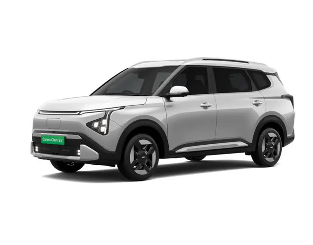 Kia Carens Clavis EV in Glacier White Pearl color