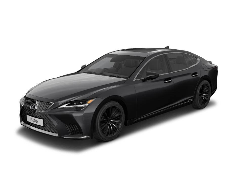 Lexus LS in Graphite Black Glass Flake color
