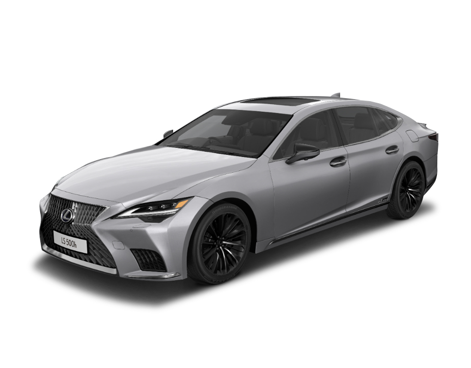 Lexus LS in Sonic Iridium color