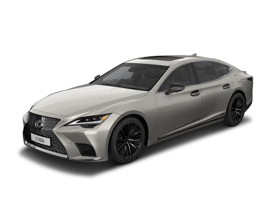 Lexus LS in Sonic Titanium color