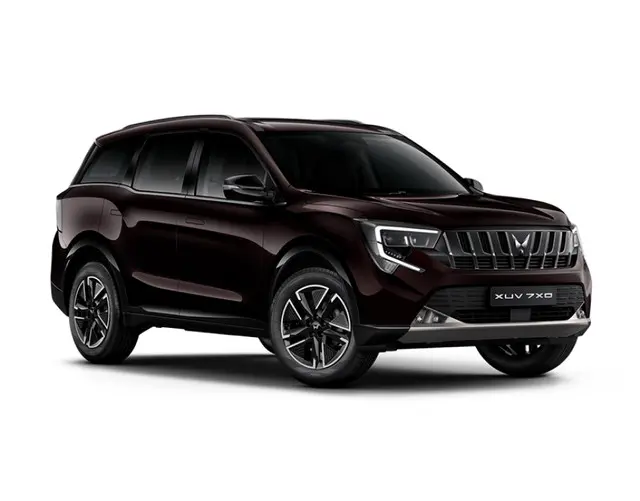 Mahindra XUV 7XO in RUBY VELVET color