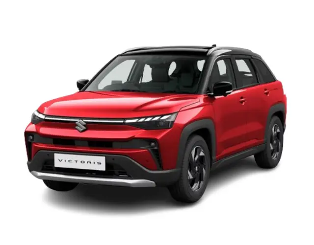 Sizzling Red With Bluish Black Roof image