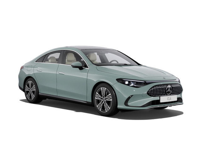 Mercedes-Benz CLA Electric in Aqua Mint