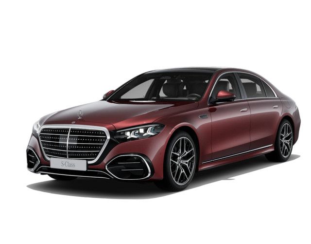 Mercedes-Benz S-Class in Manufaktur exclusive carneol red metallic color