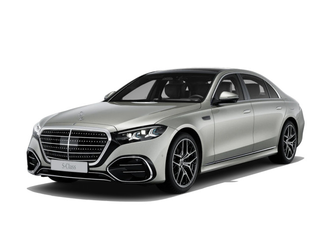 Mercedes-Benz S-Class in Manufaktur exclusive silver metallic color