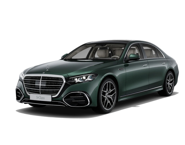 Mercedes-Benz S-Class in Manufaktur exclusive allanite green metallic color