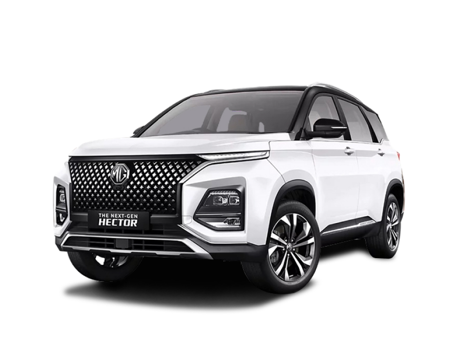 Morris Garages Hector Plus 2023 - 2025 in Candy White Starry Black color