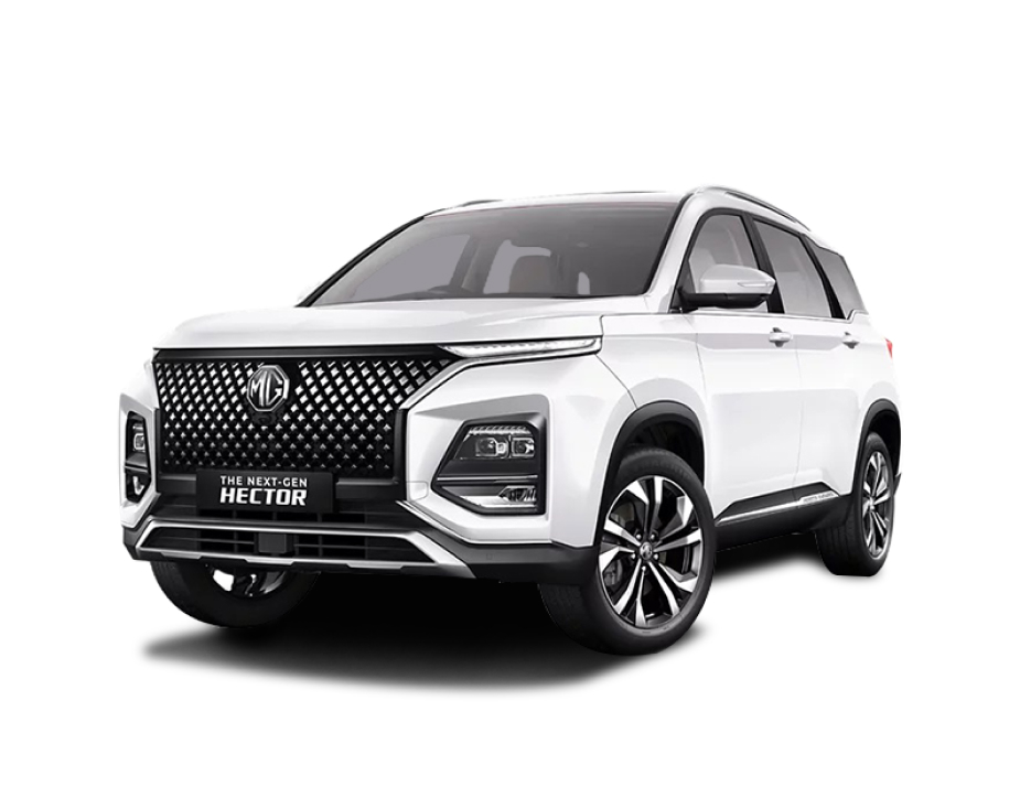 Morris Garages Hector Plus 2023 - 2025 in Candy White color