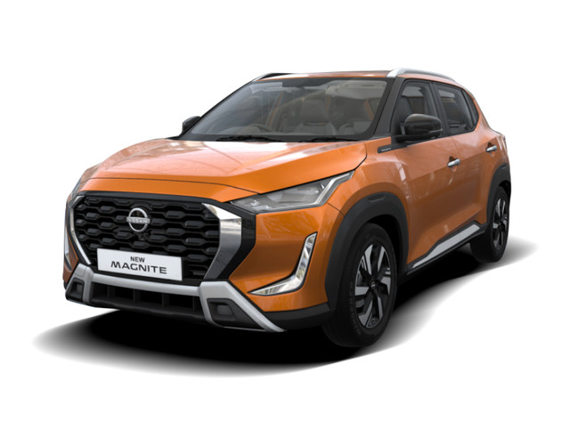 Nissan Magnite in Cooper Orange color