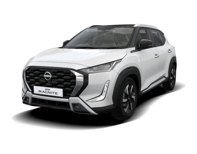 Nissan Magnite in Pearl White &  Onyx Black color