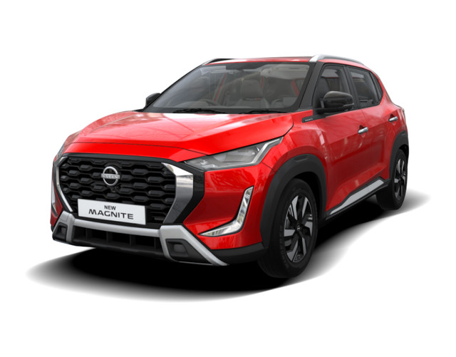 Nissan Magnite in Flare Garnet Red color