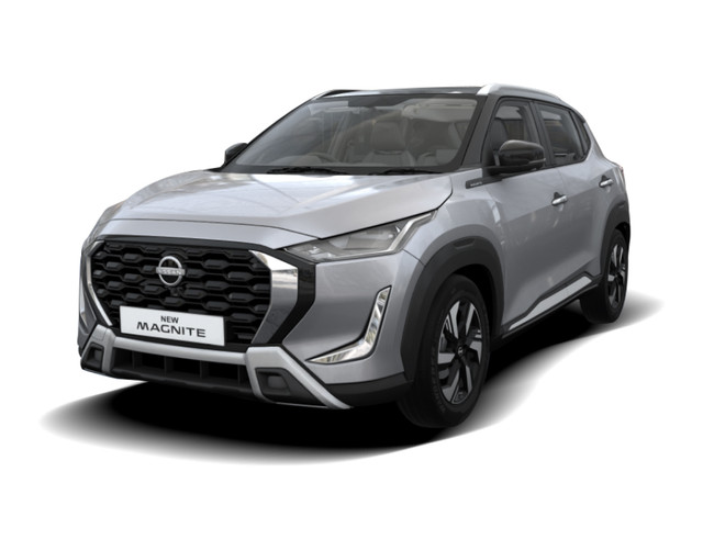 Nissan Magnite in Blade-Silver &  Onyx Black color