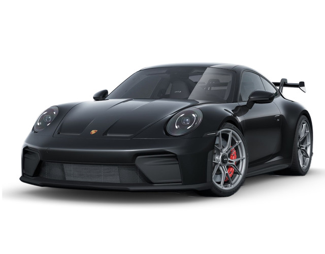 Porsche 911 in Jet Black Metallic color