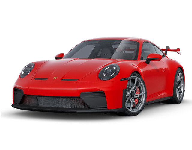 Porsche 911 in Guards Red color