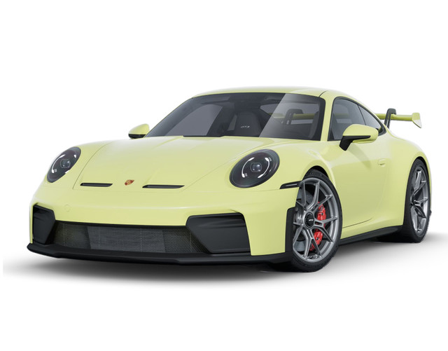 Porsche 911 in Cartagena Yellow Metallic color