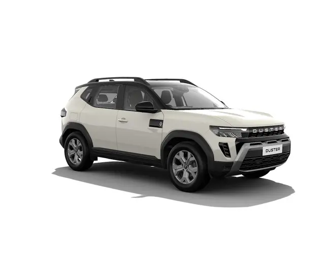 Renault Duster in Pearl White with Stealth Black color