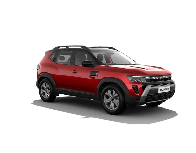 Renault Duster in Sunset Red with Stealth Black color