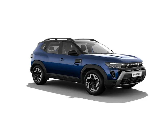 Renault Duster in River Blue with Stealth Black color