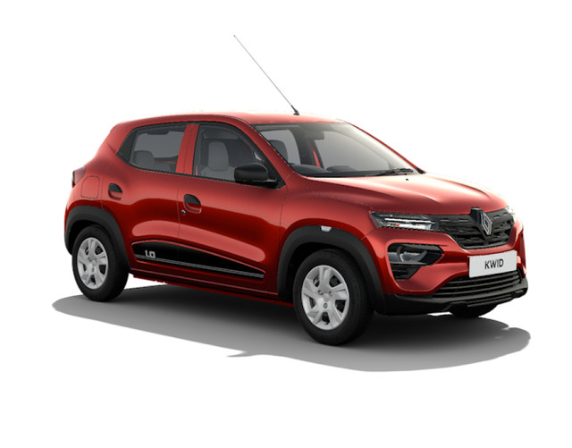 Renault Kwid in Fiery Red