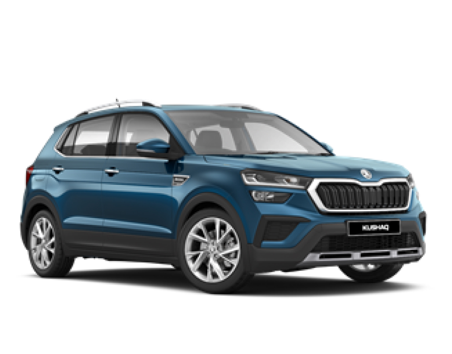 Skoda Kushaq 2021-2026 in Lava Blue Metallic color