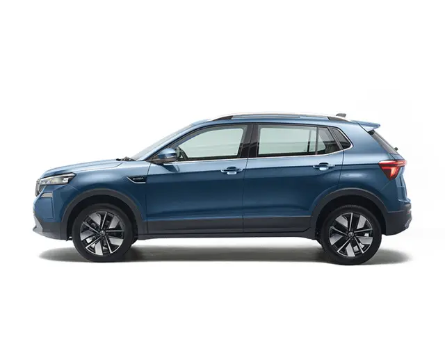 Skoda Kushaq in Lava Blue color
