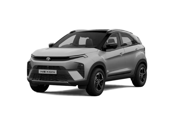Tata Nexon in Pure Grey Dual Tone color