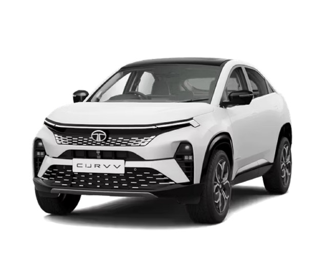 Tata Curvv in Prestine White color