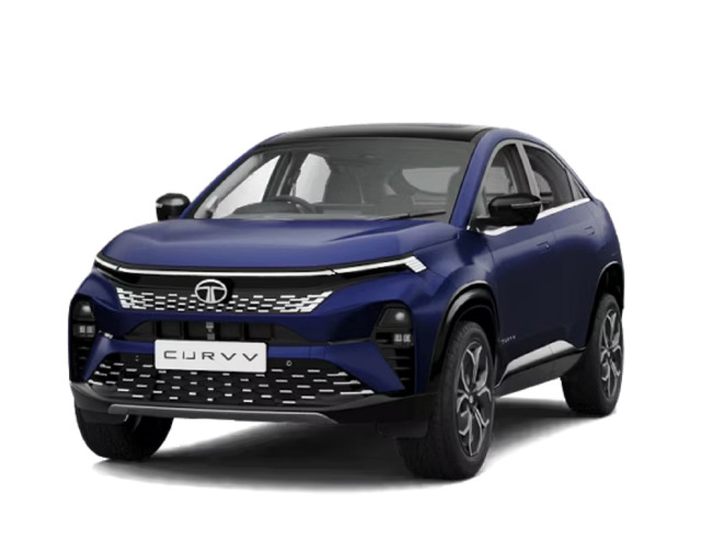 Tata Curvv in Opera Blue color