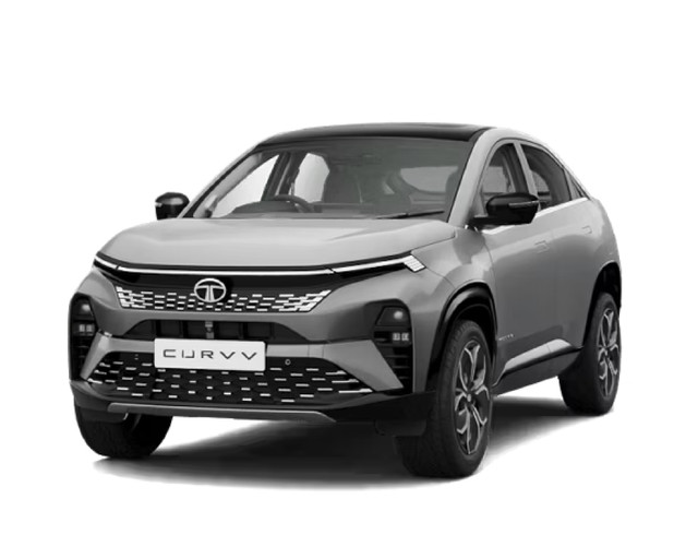 Tata Curvv in Pure Grey color