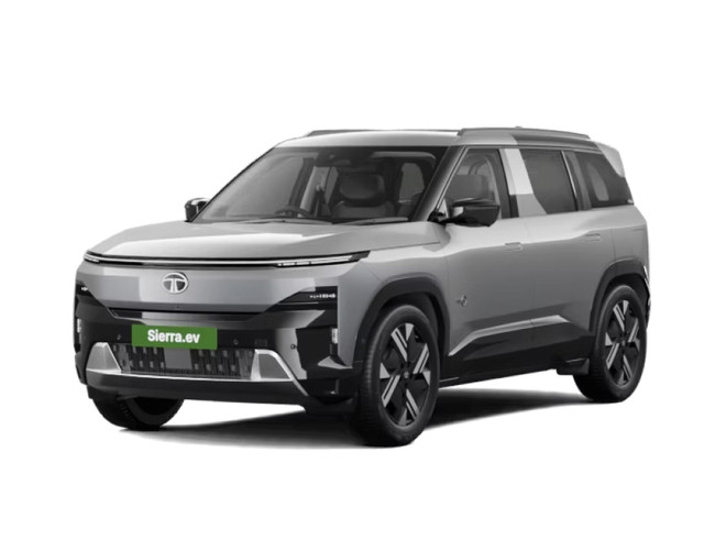 Tata Sierra EV in Pure Grey