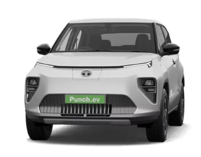 Tata Punch EV in Pristine White color