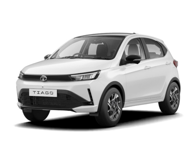Tata Tiago in Pristine White with Dual Tone color