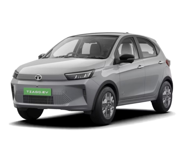 Tata Tiago EV in Pure Grey with Dual Tone color