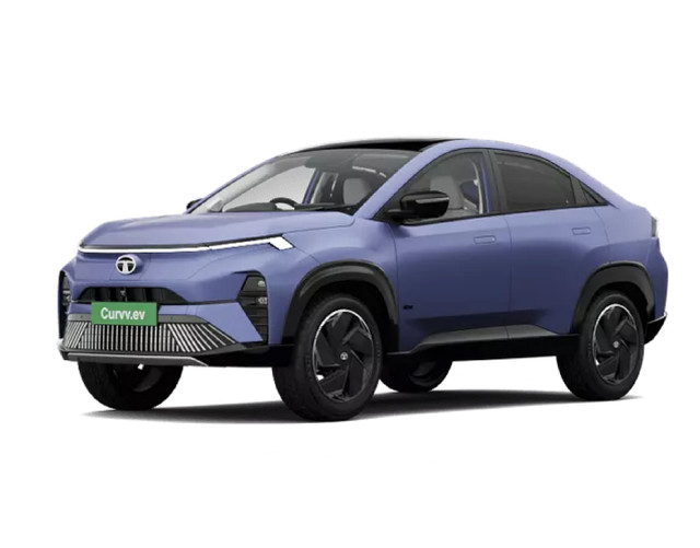 Tata Curvv EV in Virtual Sunrise with Dual Tone