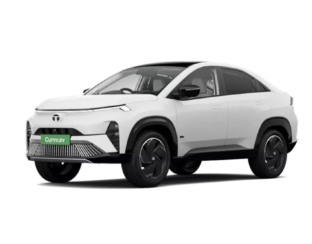 Tata Curvv EV in Pristine White with Dual Tone