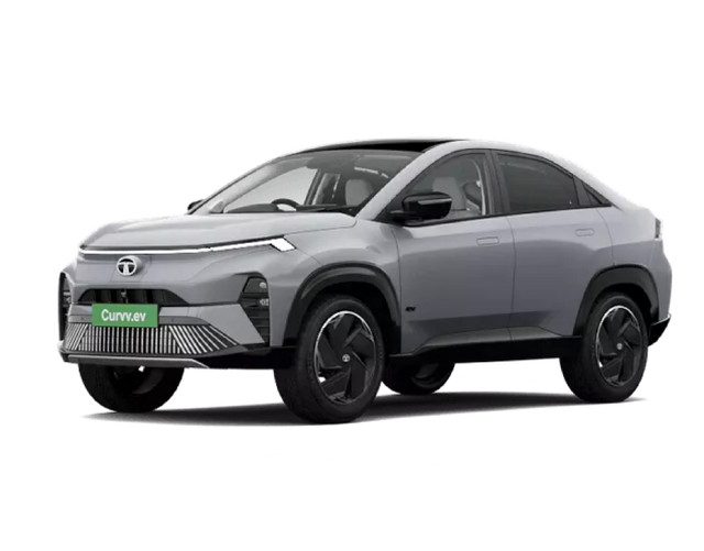 Tata Curvv EV in Pure Grey with Dual Tone