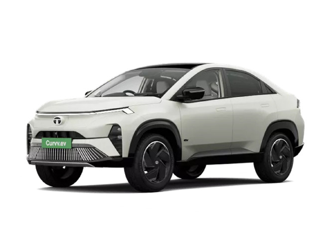 Tata Curvv EV in Empowered Oxide with Dual Tone